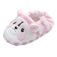Childrens Girl Cotton Slippers Cute Stereoscopic Cartoon Animals Warm Indoor Non Slip Cotton Size 8 Toddler Boy Shoes