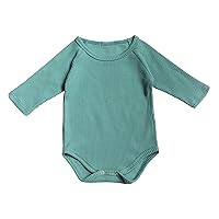 Bodysuit for Baby Boy Long Sleeve Baby Newborn Infant Girls Boys Solid Ribbed Cotton Autumn Long Baby Boy Outfits
