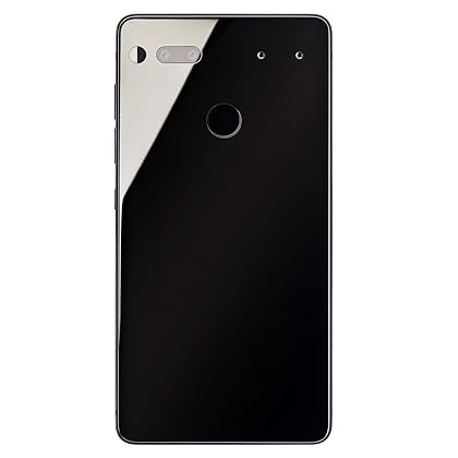 Essential Phone in Black Moon – 128 GB Unlocked Titanium and Ceramic phone with Edge-to-Edge Display