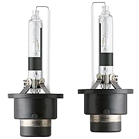 D2R Xenon Bulbs for 2001 2002 2003 Acura CL RL TL HID Headlights Low Beam, 6000K Cool Bright White, 35W OEM D2RC1 Replacement, 2-Pack