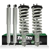 SENSEN 100340-SH Front Rear Left Right Complete Strut Assembly Shocks Compatible/Replacement for 2012-2013 Nissan Frontier