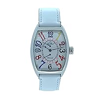 Gallucci Ladies Casual Automatic Wrist Watch with Retrograde Second Hands and Barrel Shape Case