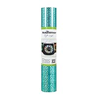 TECKWRAP Holographic Sparkle Adhesive Craft Vinyl,1ftx5ft,Green