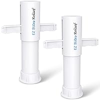 EZ Bites Relief Suction Tool - 2 Pack Bee Sting and Bite Itch Relief Sucker, Venom Extractor for Saliva/Venom Removal, Temporary Relief from Itch and Swelling, Kid-Friendly White
