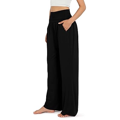 ODODOS Women's Lounge Pants with Pockets Drawstring Lightweight Loose Comfy  Casual Pajama Pants-28 Inseam, Navy, Small at  Women's Clothing store
