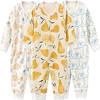 Kiddiezoom Baby Footed Cotton One-Piece Romper Jumpsuit