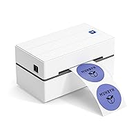 MUNBYN Shipping Label Printer P130, 4x6 USB Thermal Label Printer, Desktop Barcode Label Printer for Shipping Packages Home Small Business, Easy Setup Compatible with Mac, Windows, UPS, USPS, USB Only