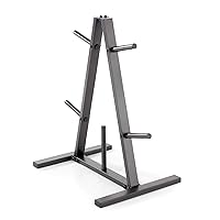 Marcy Standard Weight Plate Tree for 1-Inch Plates Weight Storage Rack
