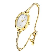 Petite Bracelet Watch for Women Girl, Gifts for Girlfriend Diamond Dress Analog Watch Waterproof