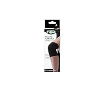 Curad CURORT496H Elastic Bandage with Hook and Loop Closure, Unstretched, Black, 6