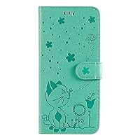 Phone Cover Wallet Folio Case for Motorola Moto E 2020, Premium PU Leather Slim Fit Cover for Moto E 2020, 2 Card Slots, Nice fit, Green