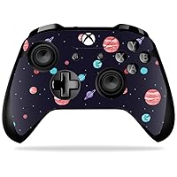 MightySkins Skin Compatible with Microsoft Xbox One X Controller - Bright Night Sky | Protective, Durable, and Unique Vinyl wrap Cover | Easy to Apply, Remove, and Change Styles | Made in The USA