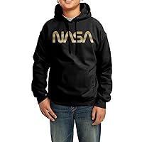 NASA Gold Logo Big Boy/Girl's Sweatshirt Black