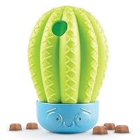 Brightkins Cactus Surprise Treat Dispenser - Treat Dog Toys, Treat Dispenser for Dogs, Dog Birthday Toy for All Breeds Medium