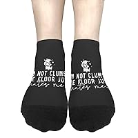 I'm Not Clumsy The Floor Just Hates Me Womens Socks No Show Casual Men's Sock
