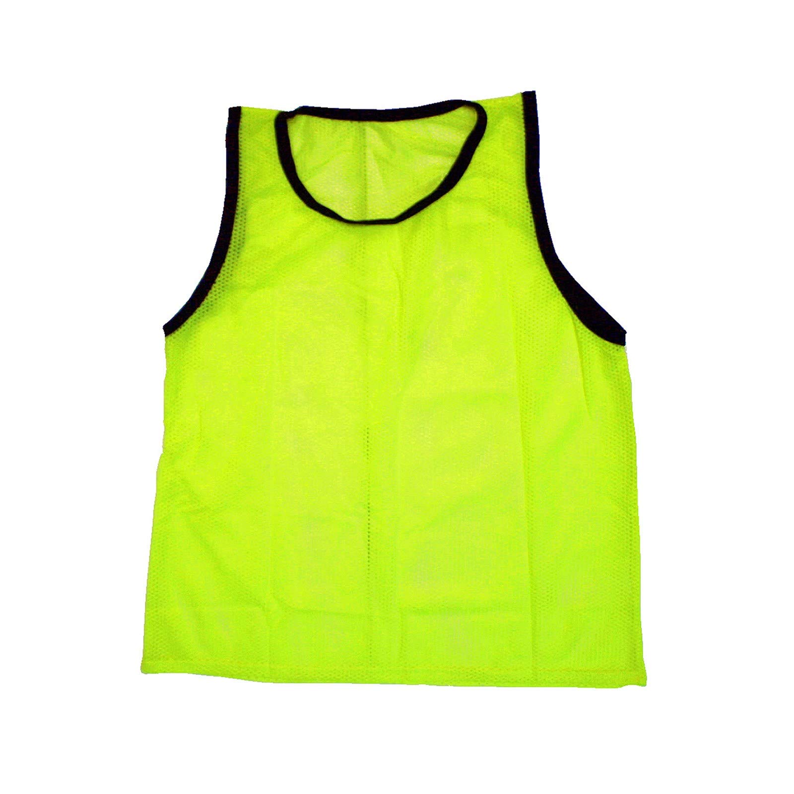 BlueDot Trading Adult Sports Pinnie Scrimmage Training Vest, Yellow, 12 Pack
