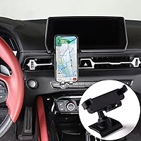 Car Phone Mount Fit for Toyot@ Supr@ GR A90 A91 MK5 2019-2024, Center Console Air Outlet Cell Phone Holder, Handsfree Air Vent Phone Stand, Black