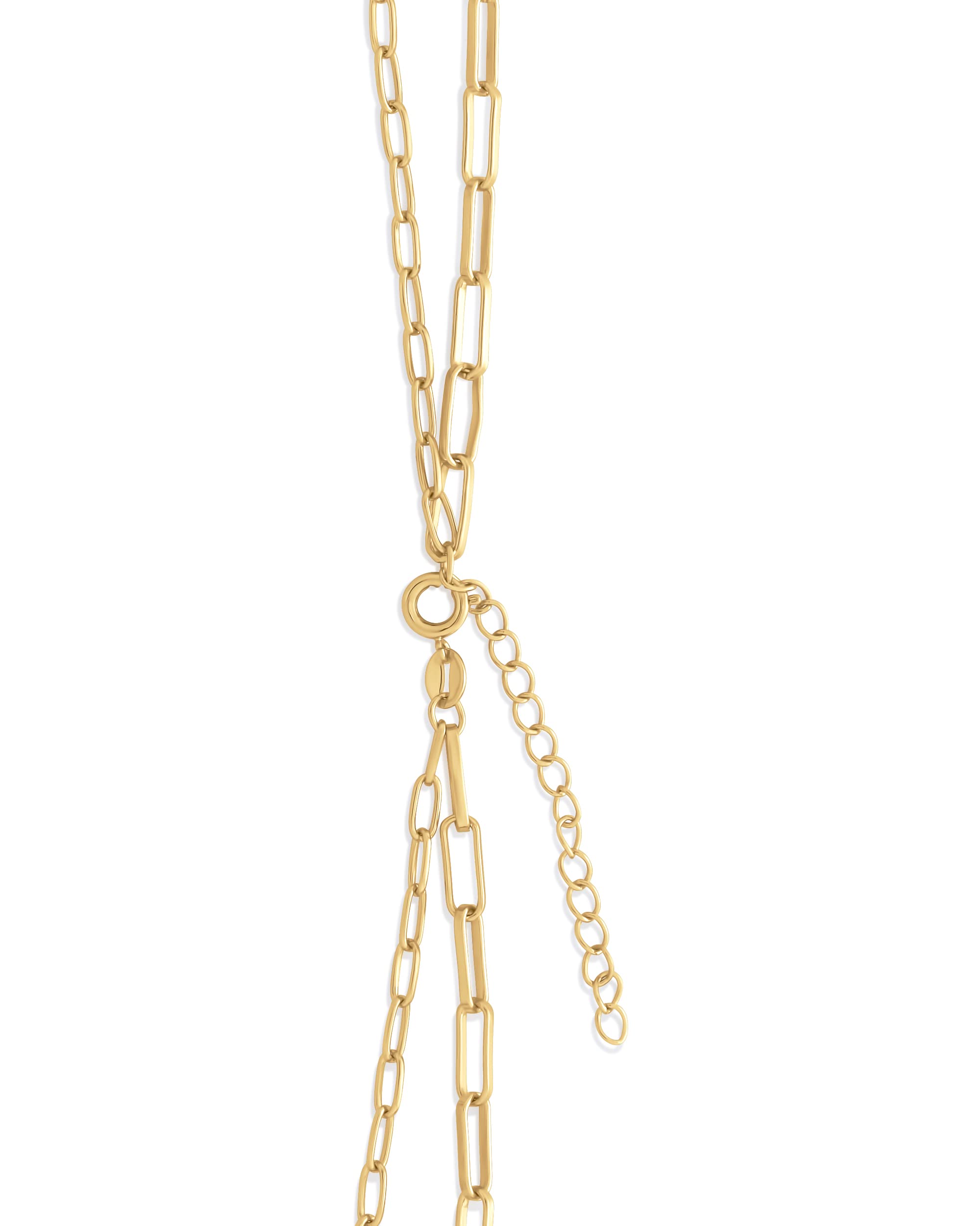 Amazon Essentials 14K Double Paperclip Chain Layered Necklace