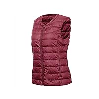 Large Size Waistcoat Women's Warm Vest Ultra Light Down Vest Women Portable Sleeveless Winter Warm