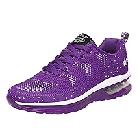 Women's Air Sports Running Shoes Fashion Sports Gym Jogging Tennis Fitness Sports Shoes Purple
