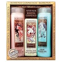 Art Nouveau Cosmetics Alfons Mucha 2x Shower gel and soap
