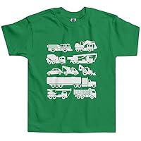 Threadrock Little Boys' Trucks Toddler T-Shirt