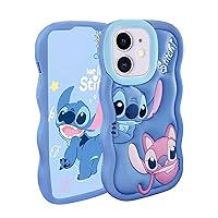 Cases for iPhone 11 Case, Cute 3D Cartoon Soft Silicone Cool Animal Rubber Character Shockproof Anti-Bump Protector Boys Kids Girls Gifts Cover Housing Skin Case for iPhone 11 6.1”