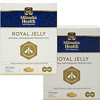 10hda Royal Jelly 1000mg 365 Capsules 100% Pure New Zealand Royal Jelly Immune System Booster & Supports Skin Health & Vitality (Pack of 2)