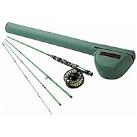 Redington Minnow Fly Fishing Rod for Young Anglers, Neon Green