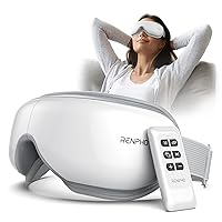 RENPHO Eyeris 1 - Eye Massager for Migraines with Remote, Heat, Compression, Bluetooth, Heated Eye Massage Mask, Eye Care Device for Eye Relief, Dry Eyes, Improve Sleep, Mom Women Birthday Gifts Ideas