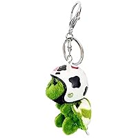 Helmet Sea Turtle Keychain Cute Animal Plush Keys Chain Attractive Phone Schoolbag Charm Car Pendant for Children Gift