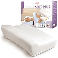Soft Orthopedic Pillow Plus, Incl. Pillow Cover Ivory Neck Support
