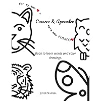 Crescer & Aprender: Livro para colorir e aprender Inglês recomendado para crianças a partir de +3 anos (Portuguese Edition)