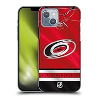 Head Case Designs Officially Licensed NHL Jersey Carolina Hurricanes Hard Back Case Compatible with Apple iPhone 14