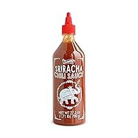 Shirakiku Thailand Sriracha Chili Sauce | Capsicum, Garlic, Sugar, Water, Salt | Ideal for Elevating the Taste of Asian Soups, Marinades, Stir-Fries | 27.5 oz - Pack of 1