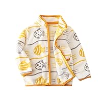 Baby Boys Girls Infant Coats Cute Cartoon Outfits Tops Fleece Warm Clothing Coats Sweatshirts Zip-up Jackets R68