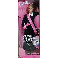 Barbie Class of 2002 Special Edition Doll w Black Grad Gown (2001)