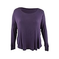 INC International Concepts I.N.C. Plus Size Ribbed Shirttail Top