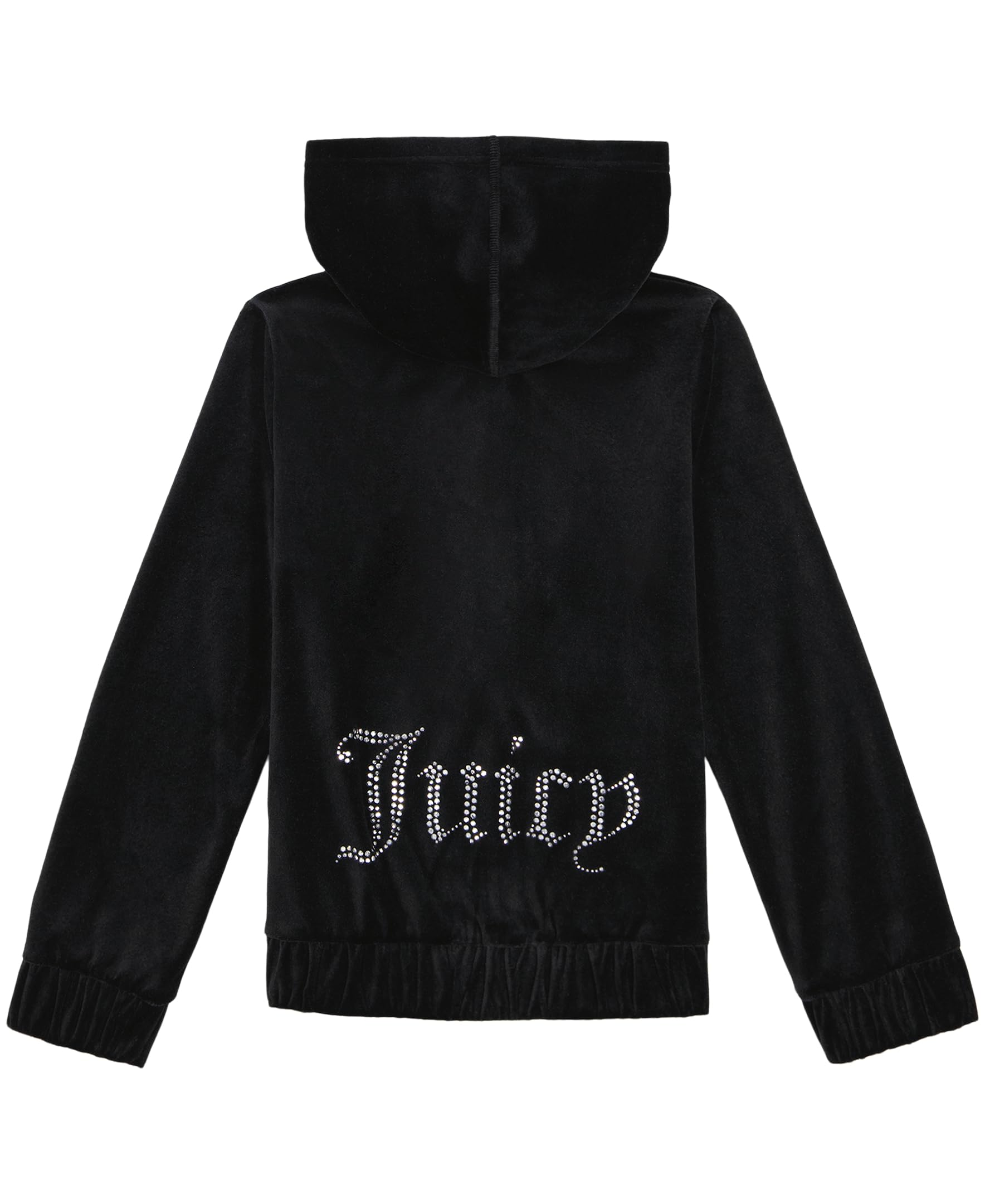 Juicy Couture Girls' Plush Velour Pant and Hoodie Sweatshirt Seperates