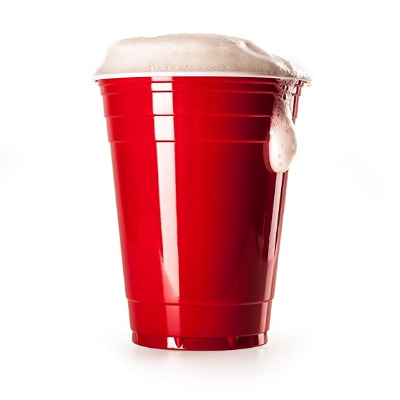 Vivaloo - Beer Pong - Gobelets Rouges Américain (x50) - Gobelet En  Plastique Réutilisable - Red Cup - Gobelet Beer Pong - Fête - Lavable au