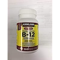 Kirkland Signature Vitamin B12, 1200mcg, 360 Tablets