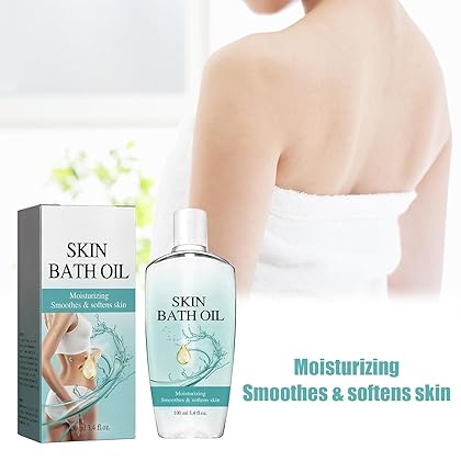 ZQDXSYN Skin Bath Oil，Skin Original Bath Oil for Women，Original Skin Bath Oil ，Skin Original Scent Bath Oil, Moisturizing Smoothes & Softens Skin (2pcs)