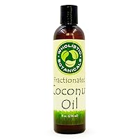 Fractionated Coconut Oil — Natural Oils — Essential Oil for Skin, Hair and Face — Great Massage Oil, Aromatherapy — 8 oz