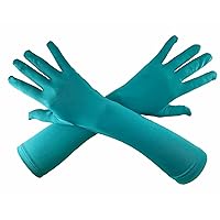 Men's and Women's 15'' Elbow Length 20s Stretchy Cosplay Costume Gloves