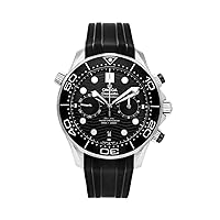 Omega Seamaster 300 Master Co-Axial Chronograph Automatic Chronometer Black Dial Watch 210.32.44.51.01.001