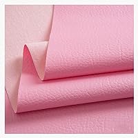 Faux Leather Fabric Leatherette Background Wall PU Leather Vinyl Leathercloth Material Upholstery, Car Lining. Width140 (Size:1.4x1m/4.59x3.28ft) (Color : Pink, Size : 1.4X1m)