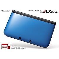 Nintendo 3DS LL Portable Video Game Console - Blue Black - Japanese Version (only plays Japanese version 3DS games)