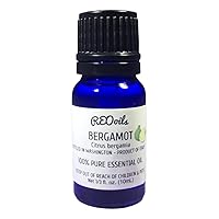 Bergamot Essential Oil from Italy, Citrus Bergamia, 10 mL