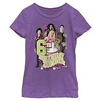 Disney Little, Big Zombies Birthday Group 6 Girls Short Sleeve Tee Shirt