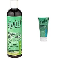 Seaweed Bath Eucalyptus Peppermint Body Wash and Unscented Cream